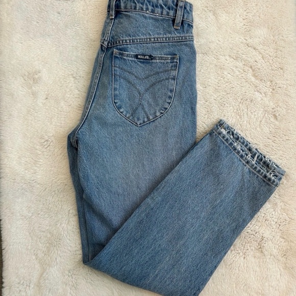ROLLA'S Classic Blue Denim Jeans - Picture 5 of 11